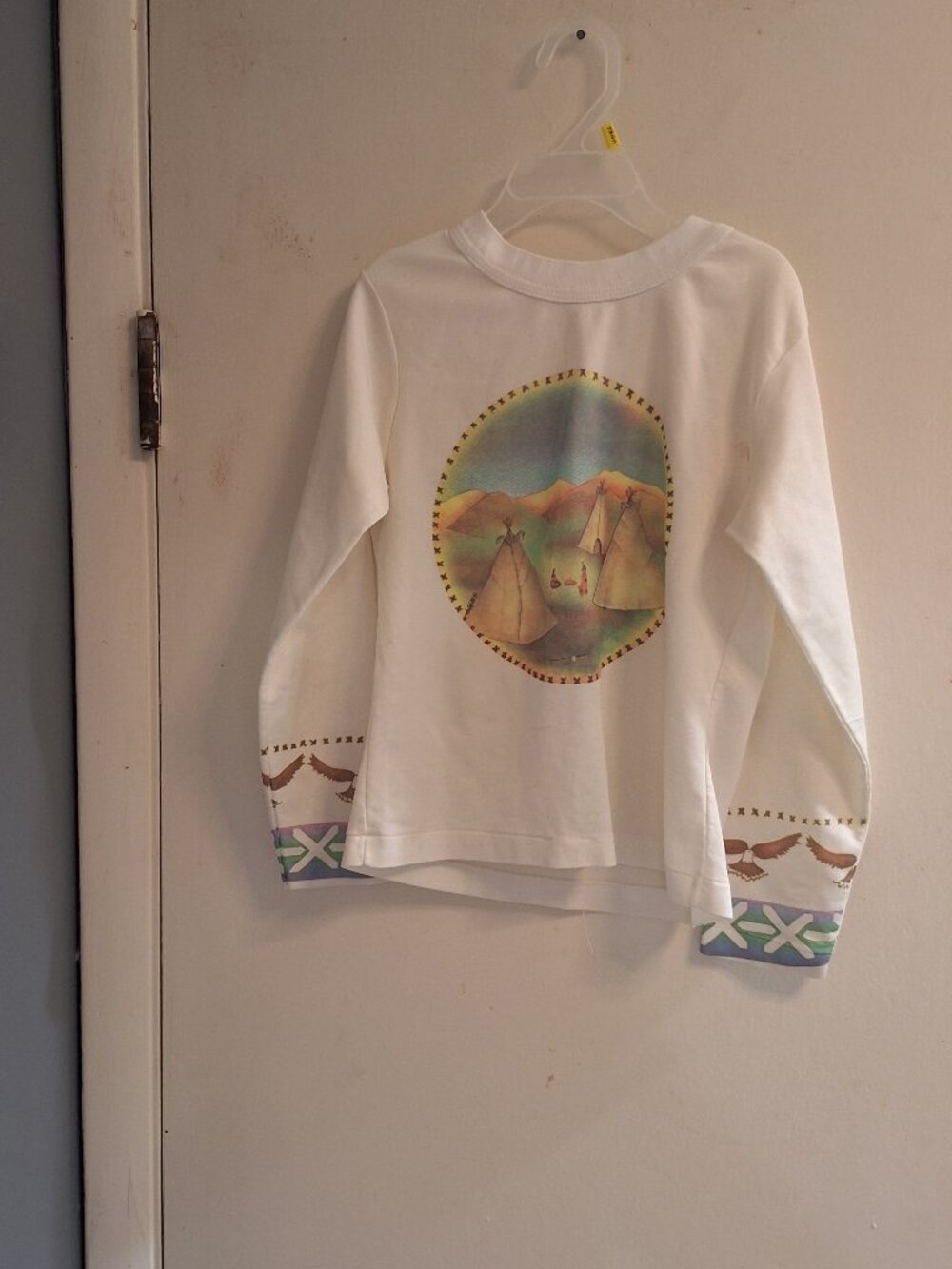 tee pee long sleeve shirt YOUTH